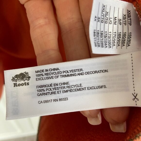 Roots Men's Fleece Jacket in Size XL EUC - Picture 8 of 14